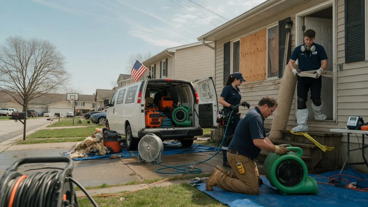 Water Damage Restoration in Detroit, ME near me